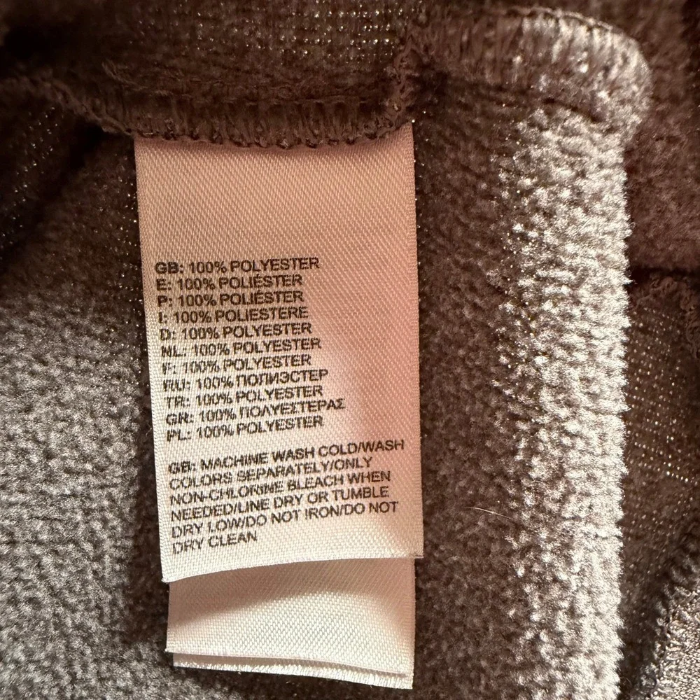 The North Face Mens Large Heather Grey Logo Performance Hoodie Sweatshirt